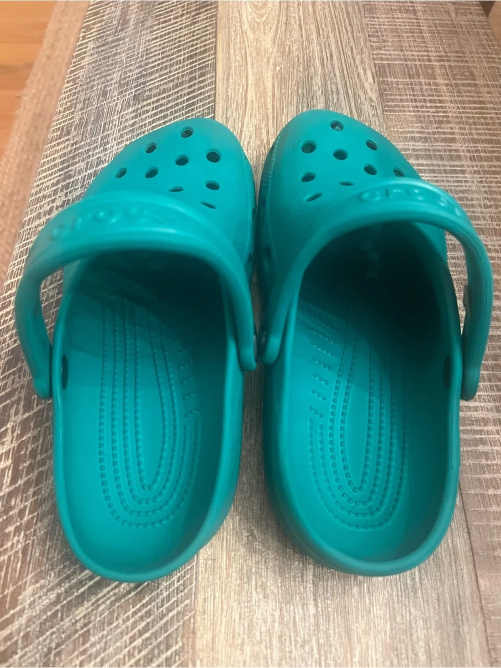 CROCS Teal Green Classic Clogs